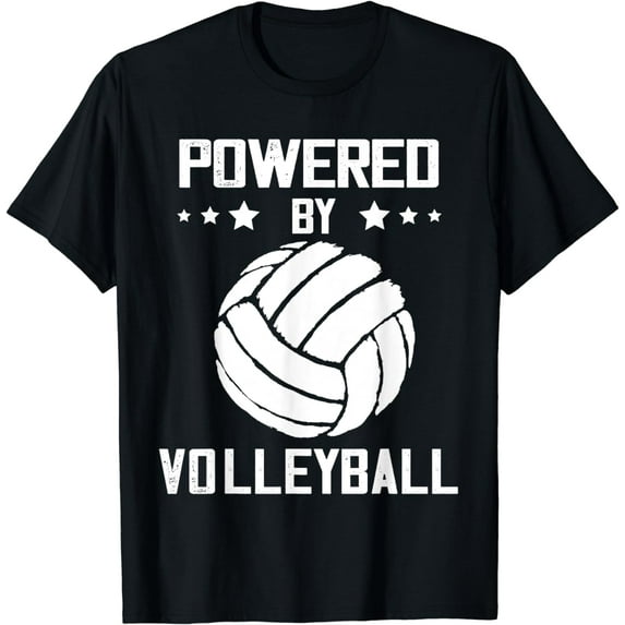Volleyball Powered Volleyball Player Beach Volleyball T-Shirt