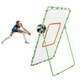 thumbnail image 1 of Volleyball Rebound Net, 5 Adjustable Rebound Angles Volleyball Net, Adjustable Training Practice Rebounder Bounceback Pitchback Screen for Multi-Sport Training(7*4FT), 1 of 9