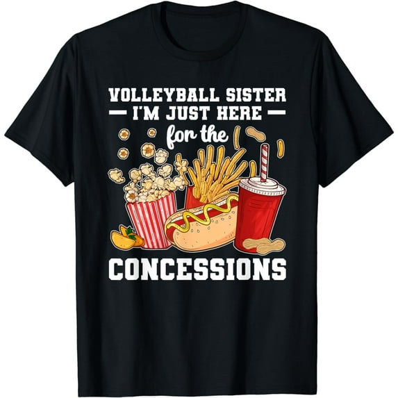 Volleyball Sister Funny Sister Of A Volleyball Player T-Shirt
