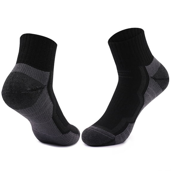 Volleyball Socks Mens Fashion Color Blocked Socks for Outdoor Cycling Sports Socks Tall Socks Black One Size