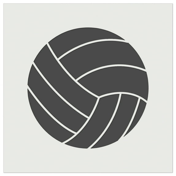 Volleyball Sport DIY Cookie Wall Craft Stencil - 5.5 Inch