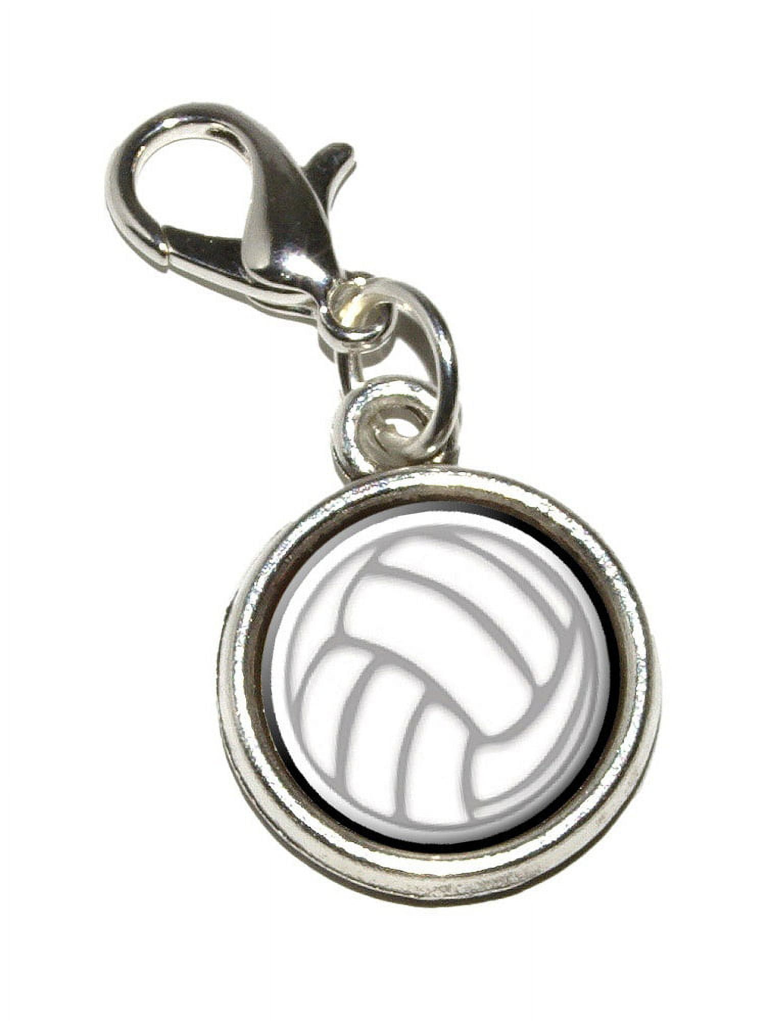 Bracelet James Avery Volleyball Charm Sterling Silver Enameled 3-D