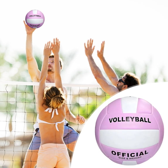Volleyball | Super Soft Beach & Indoor Training Ball | Waterproof PVC Material | Durable for Beginners & Students | 1 Count