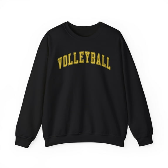 Volleyball Sweatshirt Gifts Crew Neck Shirt Long Sleeve Unisex