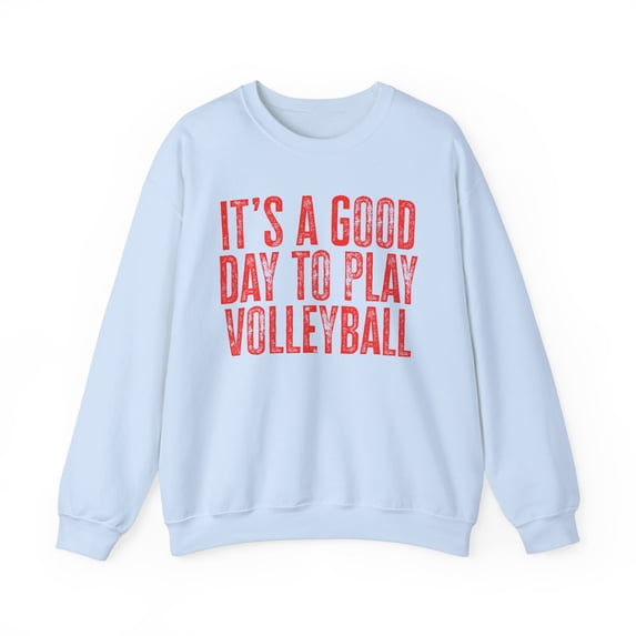 Volleyball Sweatshirt Gifts Crew Neck Shirt Long Sleeve Unisex