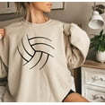 thumbnail image 1 of Volleyball Sweatshirt, Women'S Volleyball Sweatshirt , Beach Volleyball Clothing, Volleyball Player, Volleyball Tee,, Full size S-5XL, 1 of 5