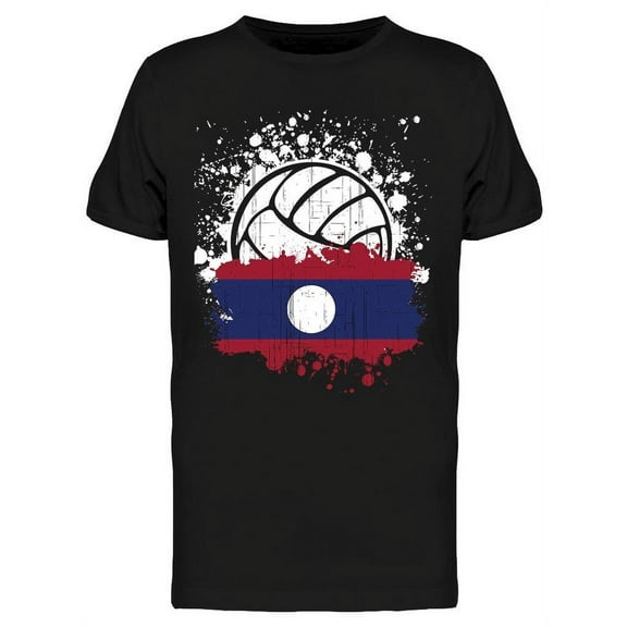 Volleyball Team Of Laos T-Shirt Men -Image by Shutterstock Men T-Shirt, Male Large