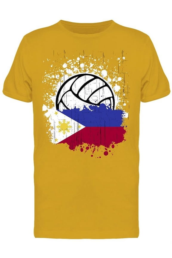 Volleyball Team Of Philippines T-Shirt Men -Image by Shutterstock Men T-Shirt, Male 3X-Large