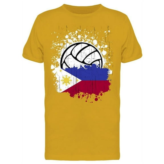 Volleyball Team Of Philippines T-Shirt Men -Image by Shutterstock Men T-Shirt, Male Large