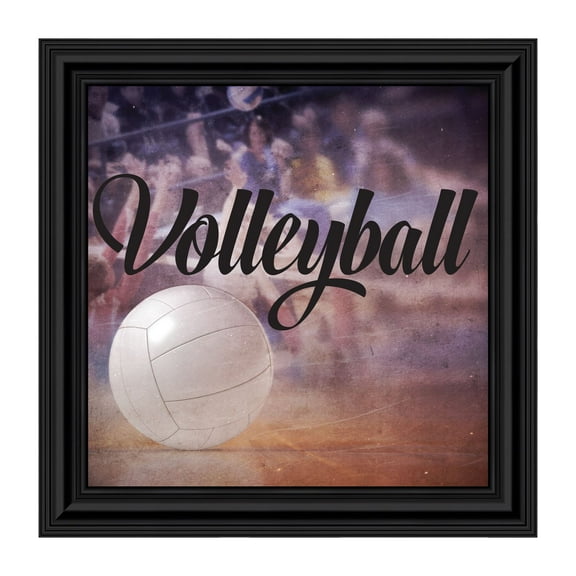 Volleyball Themed Wall Art for Player or Coach , 10x10 8704
