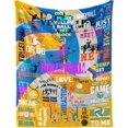 thumbnail image 1 of Volleyball Throw Blanket - \u200bSuper Soft Volleyball Blanket for Children Teen Adult Gifts 40x50 Inches, 1 of 6