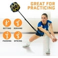 thumbnail image 1 of Volleyball Trainer 4-in-1 Rebounder Set for Serving, Spiking, Setting & Passing - Portable Training Equipment for All Skill Levels, 1 of 5