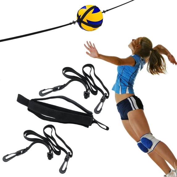 Volleyball Trainer: All-in-One Volleyball Training Equipment with Rebounder for Serving, Spiking & Setting Practice Serve Trainer & Practice Gift for Beginners to Pros