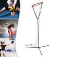 thumbnail image 1 of Volleyball Training Net Frame Volleyball Practice Net Volleyball Training Equipment with 88.58-129.92in Adjustable Height and Angle Excellent Sports Initiation Partner, 1 of 26