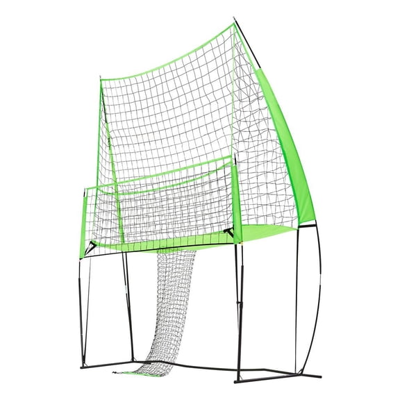 Volleyball Training Net System Adjustable Practice Equipment Indoor Outdoor