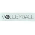 thumbnail image 1 of Volleyball with embroidered Ball - Rhinestones - Iron On Applique Transfer, 1 of 1
