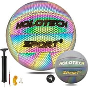 Volleyballs, Holographic Glowing Volleyball Official Size 5, Indoor Outdoor Beach Volleyball Ball for Men Women