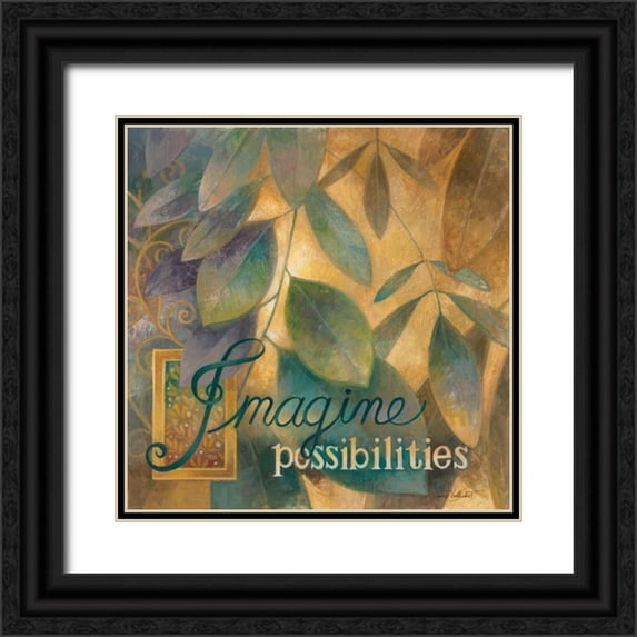 Vollherbst-Lane, Elaine 20x20 Black Ornate Wood Framed with Double Matting Museum Art Print Titled - Imagine