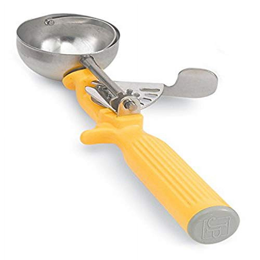 Vollrath 15/8 oz Stainless Steel Disher Size 20,Yellow