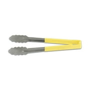 Vollrath 12" Tongs With Antimicrobial Protection, Yellow