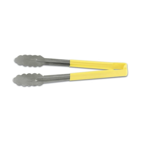 Vollrath 12" Tongs With Antimicrobial Protection, Yellow