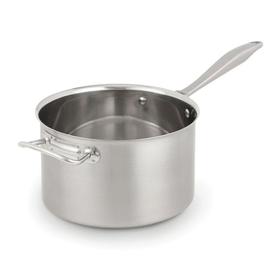 Vollrath 47743 Intrigue Mirror Finish S/S 7 Quart Sauce Pan