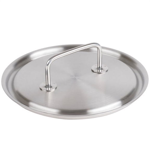 Vollrath 47773 Intrigue 9 3/8" Stainless Steel Cover with Loop Handle