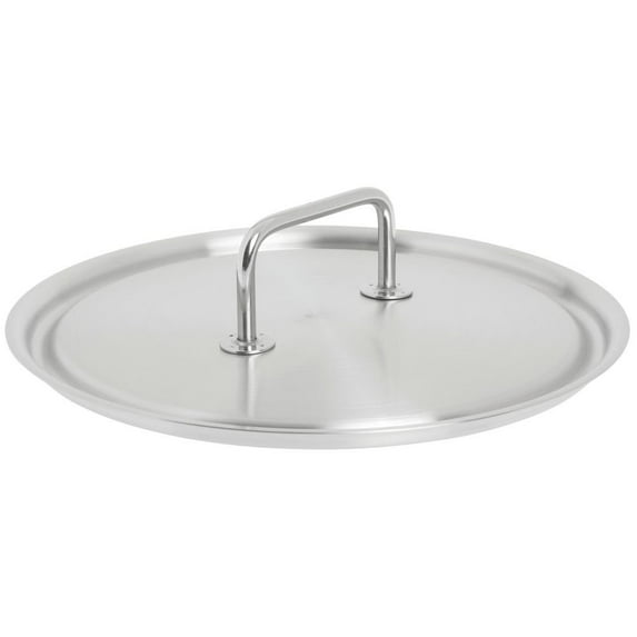 Vollrath 47776 Intrigue 12 5/8" Stainless Steel Cover with Loop Handle