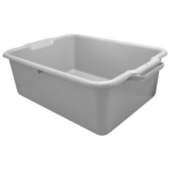 Vollrath 52661 20 x 15 x 7 Heavy Duty Gray Single Compartment Dish Box