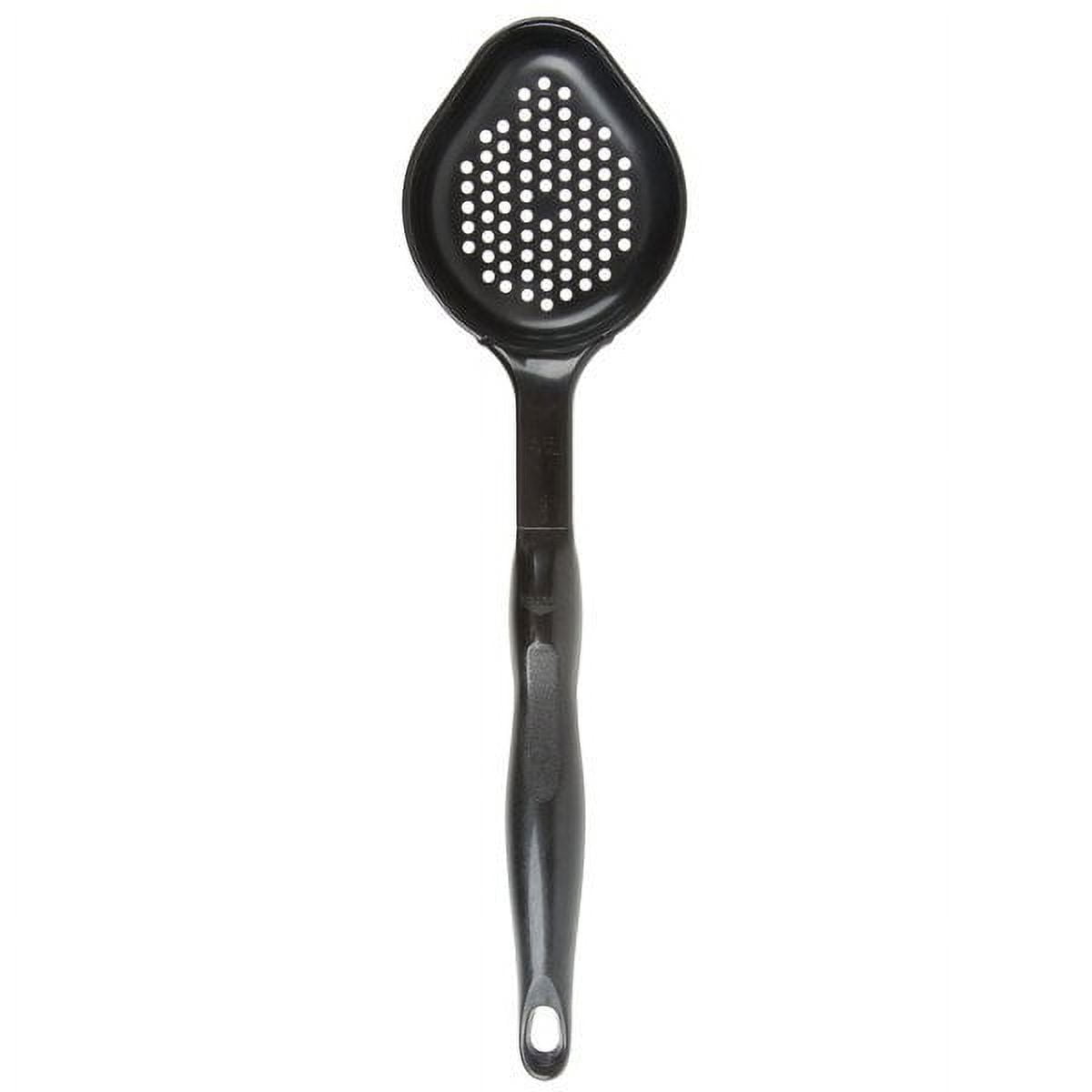 Vollrath 5292920 4 oz. High Heat Perforated Oval Nylon Spoodle Portion Spoon