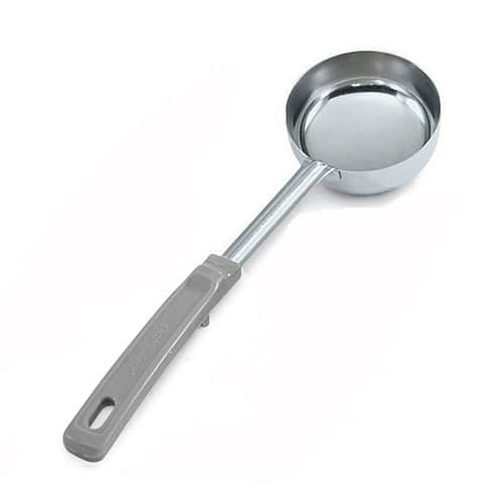 Vollrath 62172 Solid S/S 4 Ounce Spoodle with Gray Handle