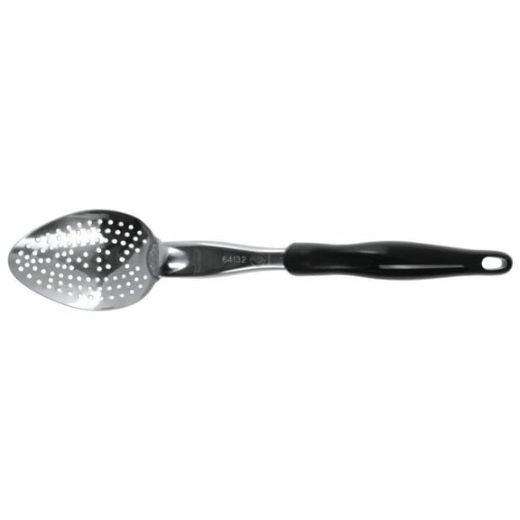 Vollrath (64132) 13-13/16" Heavy-Duty Stainless Steel Perforated Basting Spoon