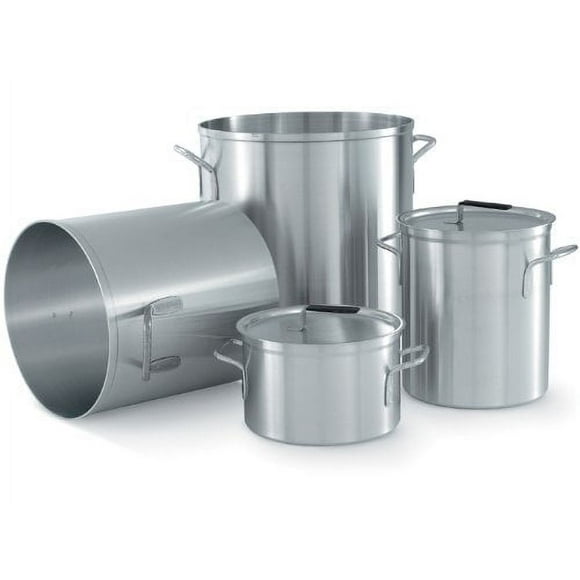 Vollrath Stock Pot,10 in Dia,Aluminum 67516