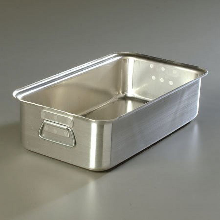 Vollrath 68367 Wear-Ever 17.25 Qt. Aluminum Roasting Pan with Handles - 20  x 11 1/8 x 5 1/2