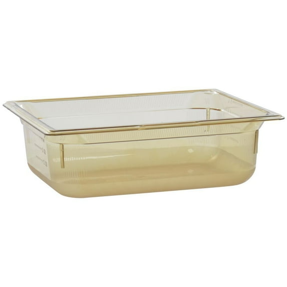 Vollrath 9024410 Super Pan Amber Half Size x 4" D Food Pan