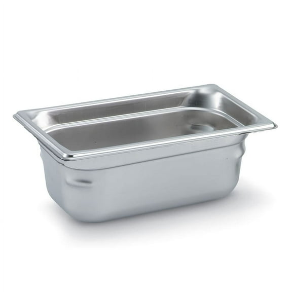 Vollrath 90422 Super Pan 3 - Individual Fourth-Size Steam Table Pan, 1-11/16 Quart Capacity