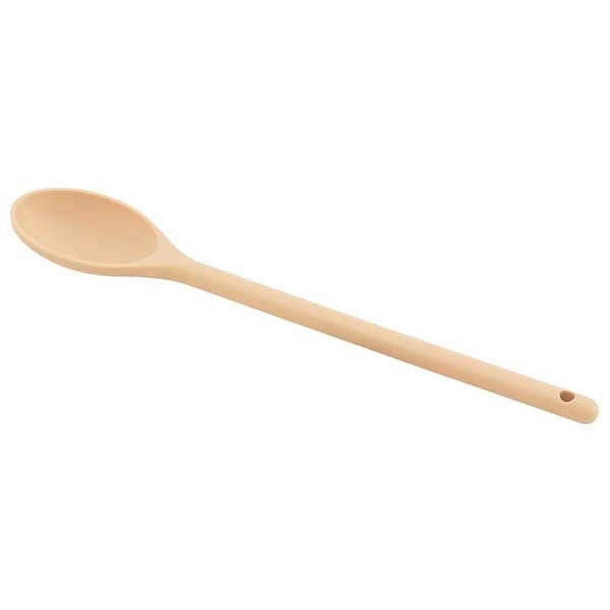 Tan 12-Inch High Heat Nylon Basting Spoon