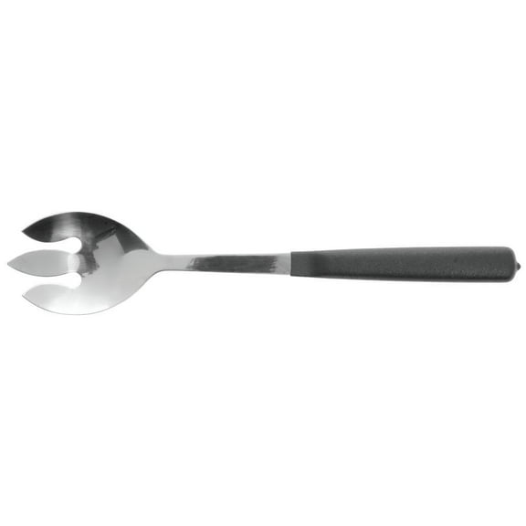 Vollrath Kool Touch S/S Notched 11-5/8-In. Serving Spoon w/ Black Handle