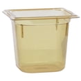 thumbnail image 1 of Vollrath Super Pan® Food Pan 1/6 Size Amber Plastic High-Temperature - 6"D (9066410), 1 of 4