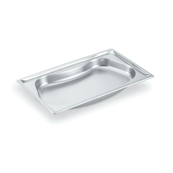 Vollrath Super PanSuper Shapes Pan Full Size Kidney Stainless Steel - 20 1/4"L x 12 13/16"W x 2 1/2"D (3101120)