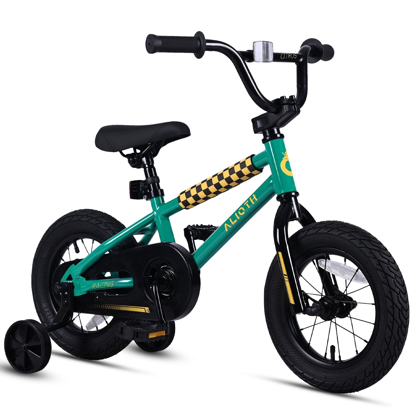 Vollsch 12 Inch BMX Style Kids Bike Bicycle with Training Wheels for 3 ...
