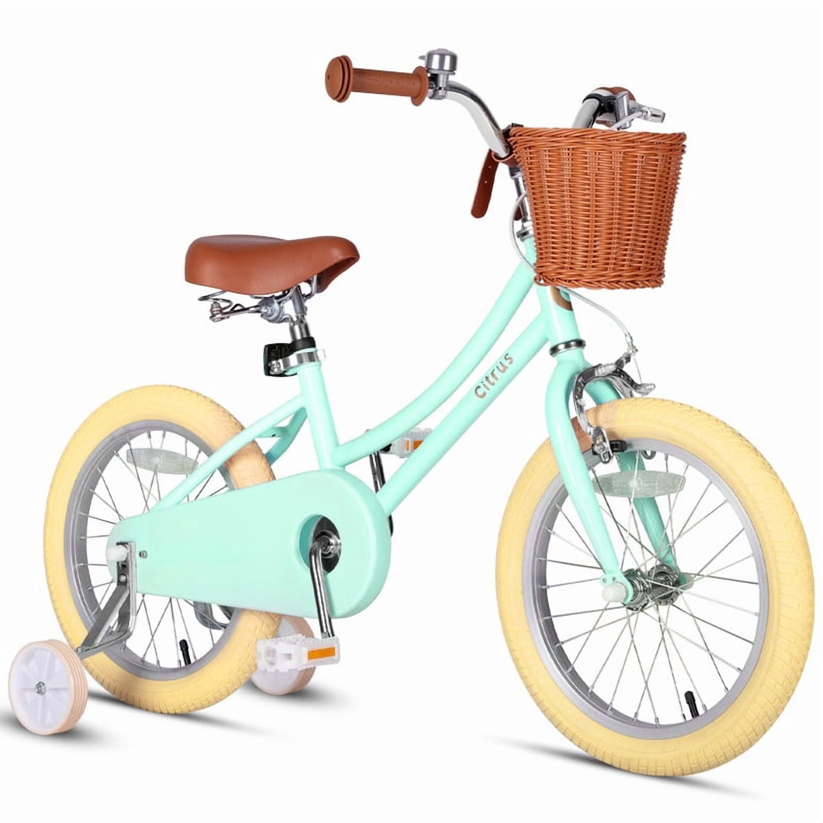 Vollsch 16 Inch Little Kids Bike for Age 7-15 Years Old Girls