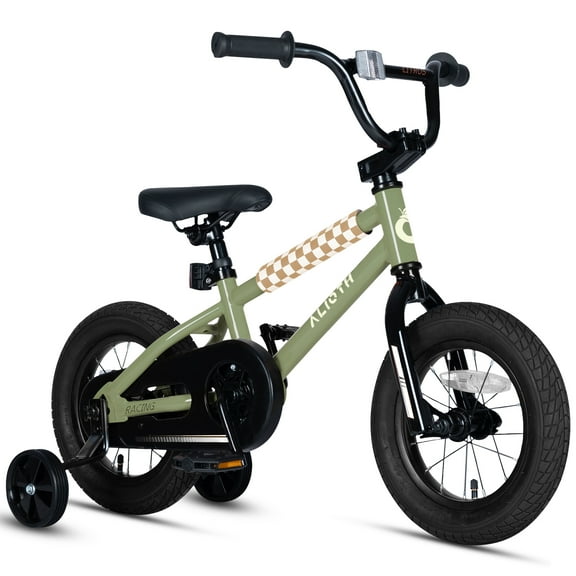 Vollsch BMX Style Kids Bike for 2-8 Years Old Boys Girls Toddlers 12 Inch Bicycle with Training Wheels Coaster Brake, Sage