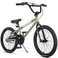 thumbnail image 1 of Vollsch BMX Style Kids Bike for 6-14 Years Old Boys Girls Teens 20 Inch Bicycle with Kickstand Rear V Brake Coaster Brake, Sage Green, 1 of 7