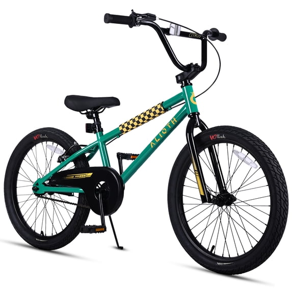 Vollsch BMX Style Kids Bike for 7-14 Years Old Boys Girls Teens 20 Inch Bicycle with Rear V Brake Coaster Brake, Verone Green