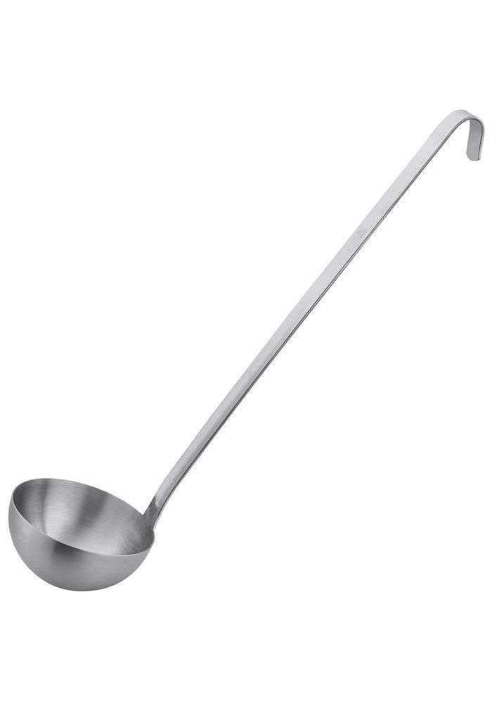 Heavy Duty Stainless Steel Soup Ladle with Hooked Handle