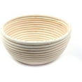 thumbnail image 1 of Vollum Bread Proofing Basket  Banneton Baking Supplies for Beginners & Professional Bakers  Handwoven Rattan Cane Bread Maker for Artisan Breads  10 x 4.25 Inch, 2-Pound Round Brotform, 1 of 4