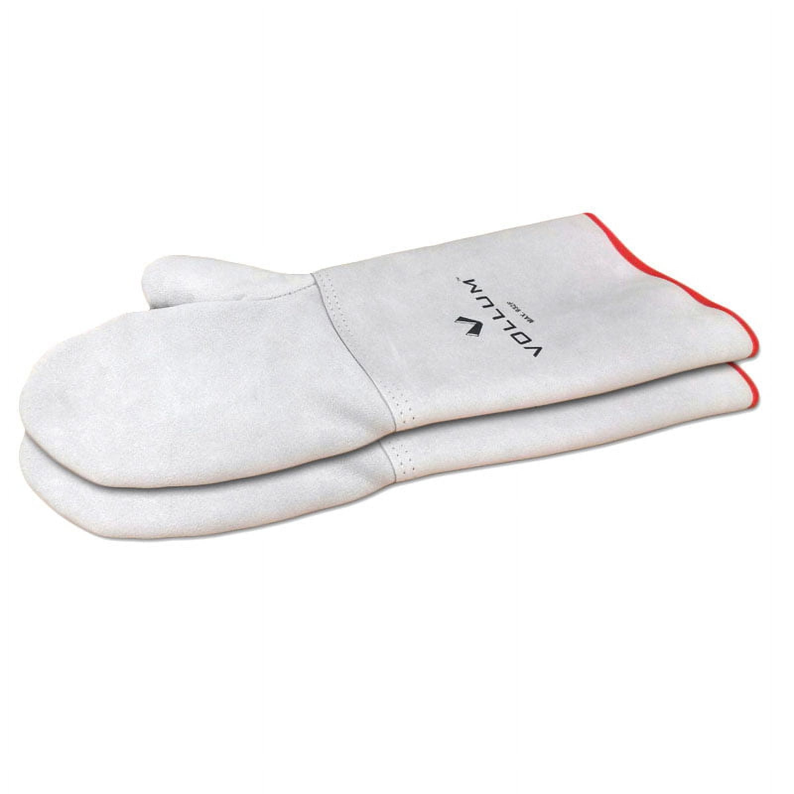 Leather Heat Resistant Oven Gloves, 7.75