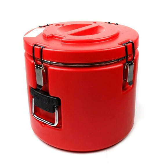 Vollum Red Insulated Container with Stainless Steel Interior 15 Liter