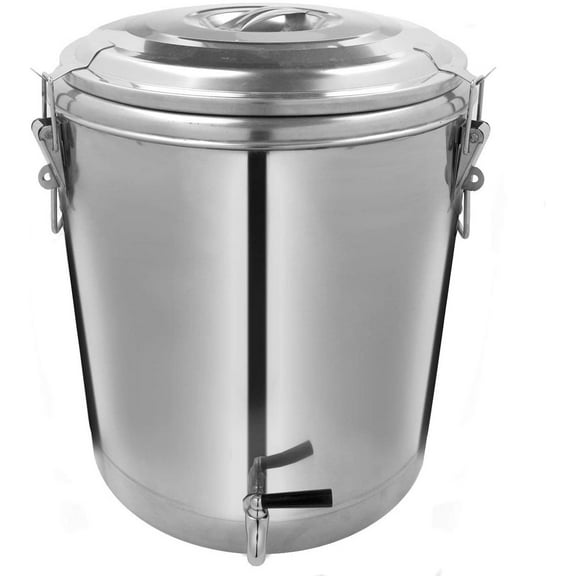 Vollum Stainless Steel Insulated Container/Dispenser with Spout - 40 Liter